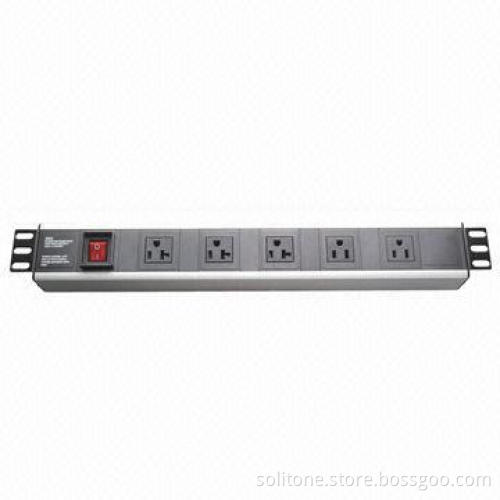 USA Plug Socket 5-Way PDU